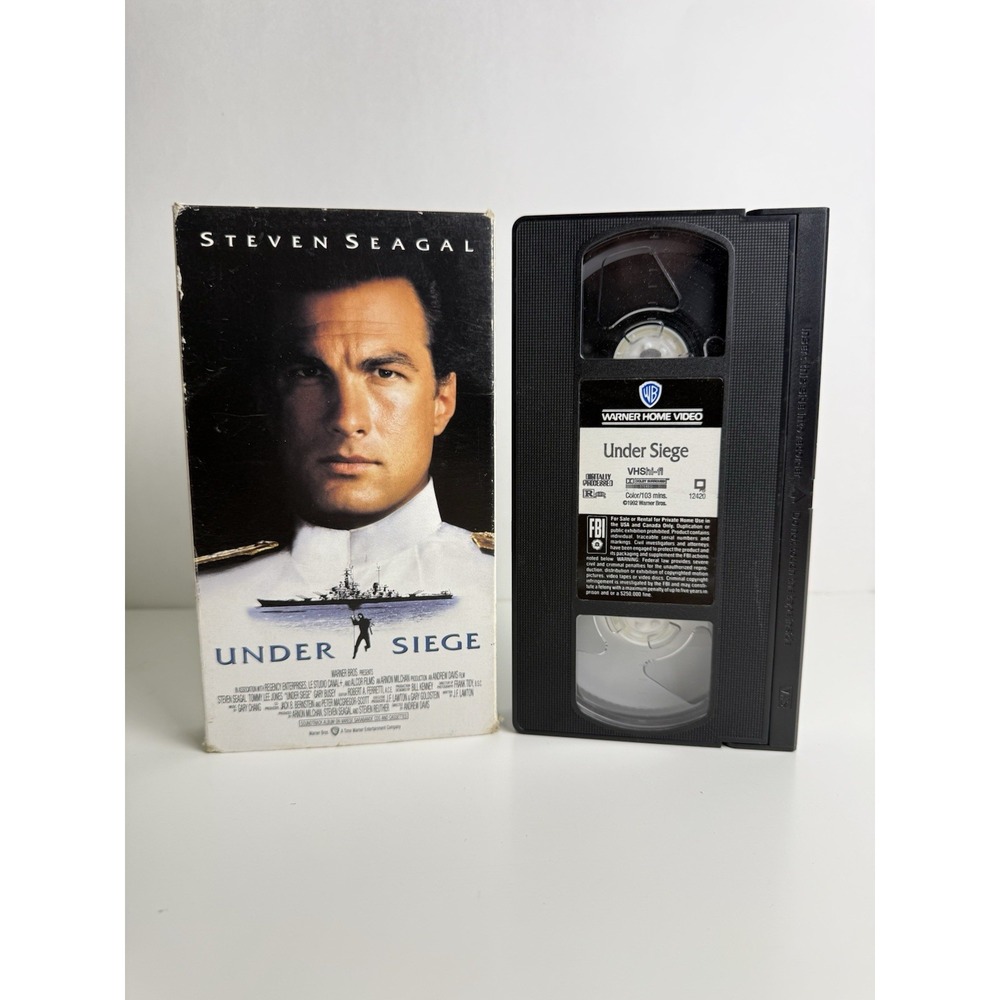 Under Siege (VHS, 1993) Very good with sleeve